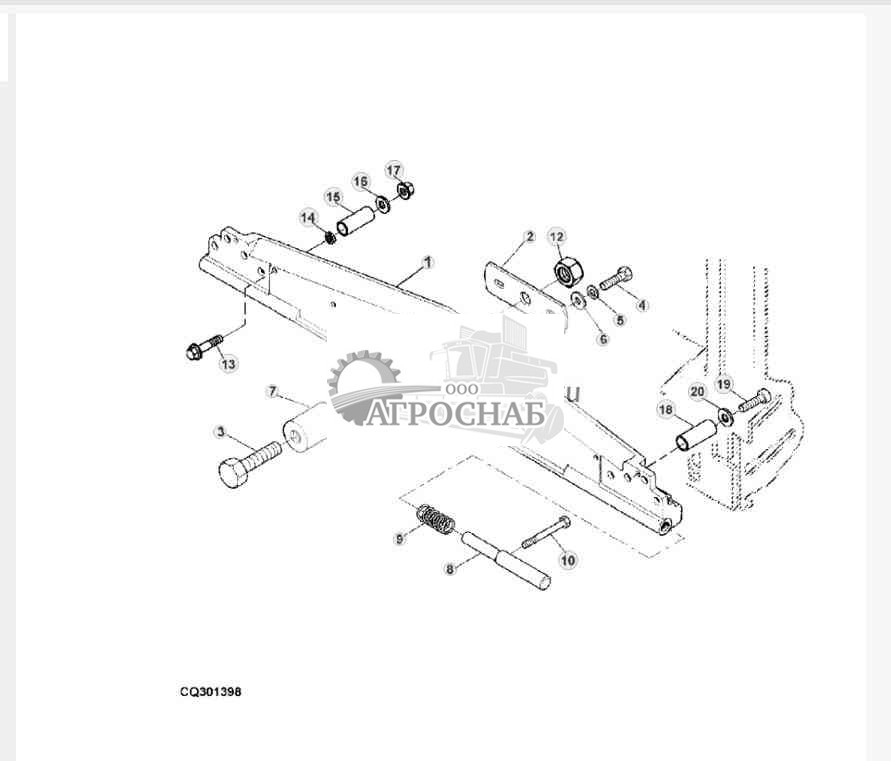 Каркас рычажного механизма 